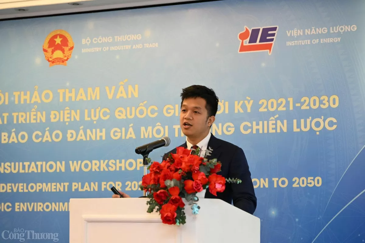 Thạc sĩ Cao Đức Huy, nghiên cứu viên phòng Phát triển Hệ thống điện, Viện Năng lượng 