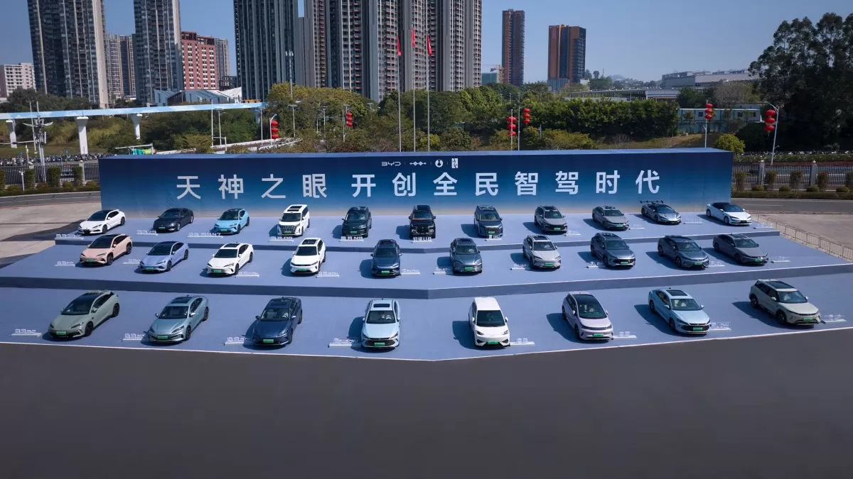 Nhiều mẫu xe điện BYD được trang bị tính năng hỗ trợ người lái. Ảnh: BYD