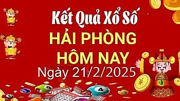 XSHP 21/2, Kết quả xổ số Hải Phòng hôm nay 21/2/2025, KQXSHP