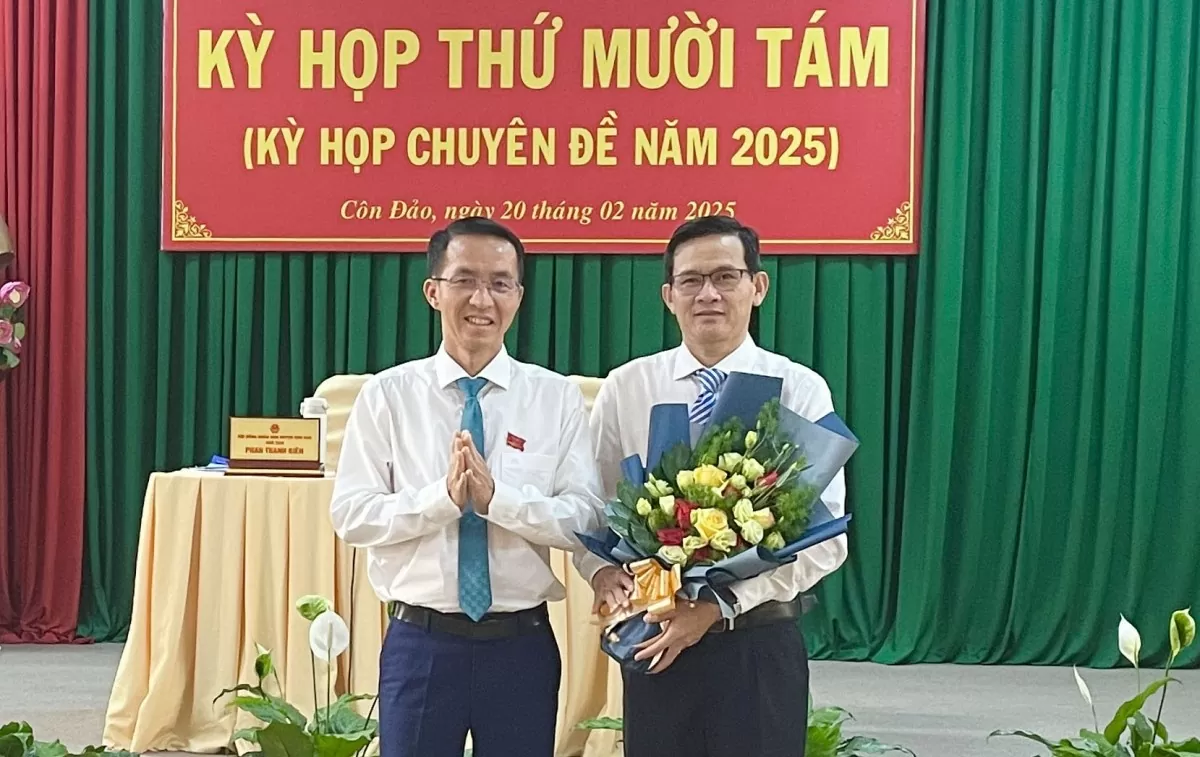 Ông Phan Trọng Hiền làm Chủ tịch UBND huyện Côn Đảo