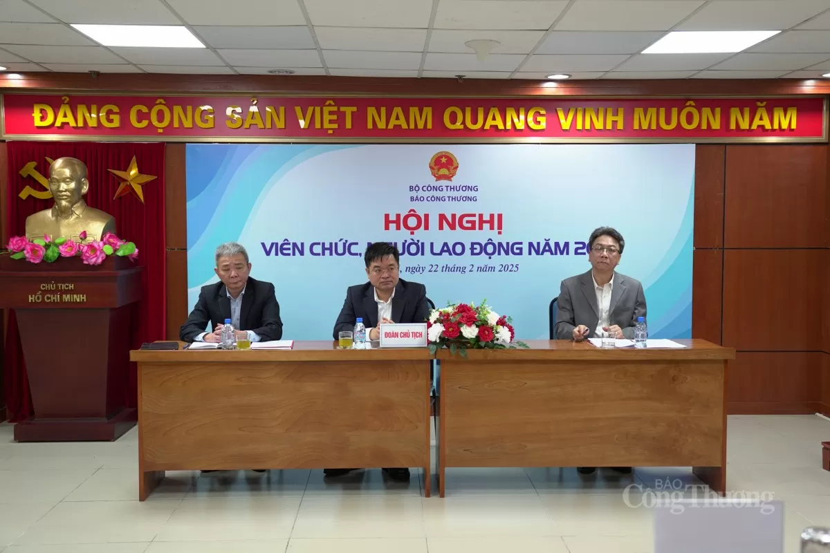 Chùm ảnh: Báo Công Thương tổ chức Hội nghị viên chức, người lao động năm 2025