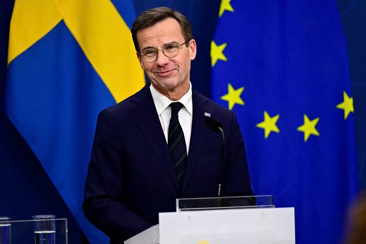 Thủ tướng Thụy Điển Ulf Kristersson. Ảnh: Euronews
