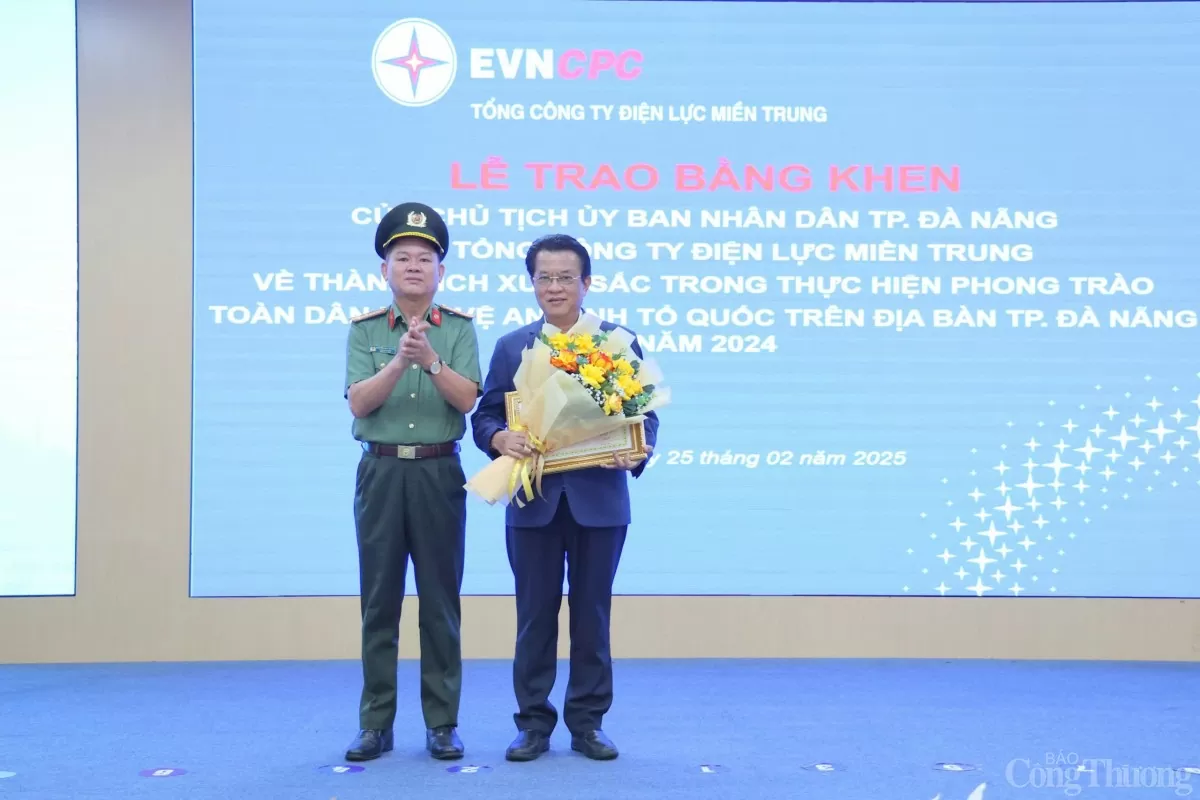EVNCPC nhận bằng khen về thành tích xuất sắc trong phong trào