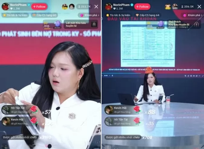 Phạm Thoại livestream sao kê