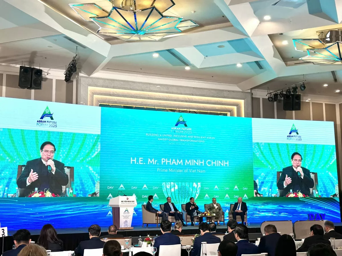 Thủ tướng cho rằng, tự lực tự cường thể hiện ở 5 quan điểm: đối ngoại, kinh tế, quốc phòng an ninh, an sinh xã hội và bản sắc văn hóa. Ảnh: Huyền Trang