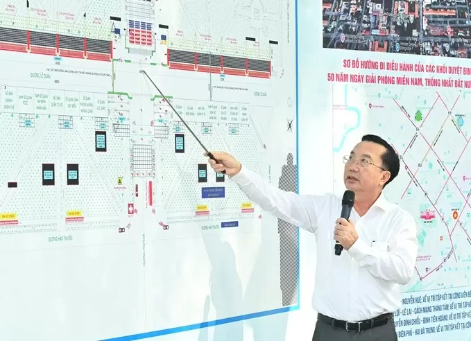 TP. Hồ Chí Minh sẵn sàng cho lễ kỷ niệm 50 năm thống nhất đất nước