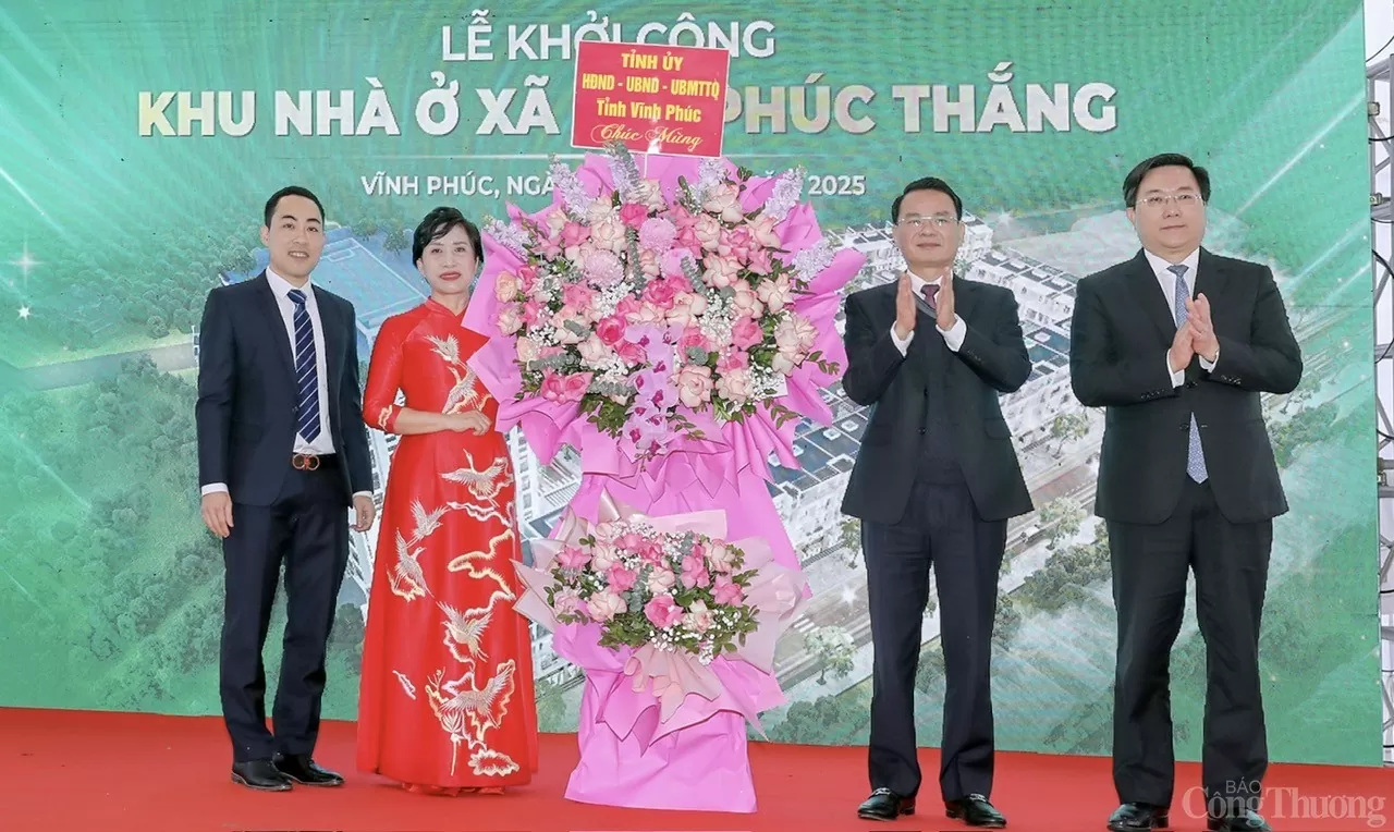 Vĩnh Phúc: Khởi công khu nhà ở xã hội hình mẫu