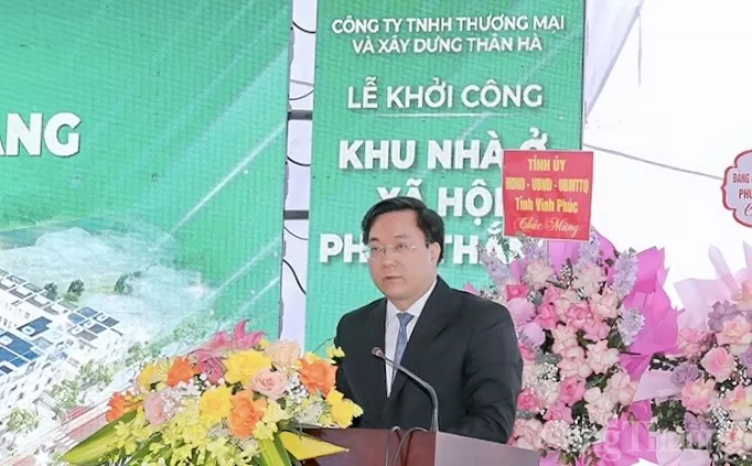 Vĩnh Phúc: Khởi công khu nhà ở xã hội hình mẫu