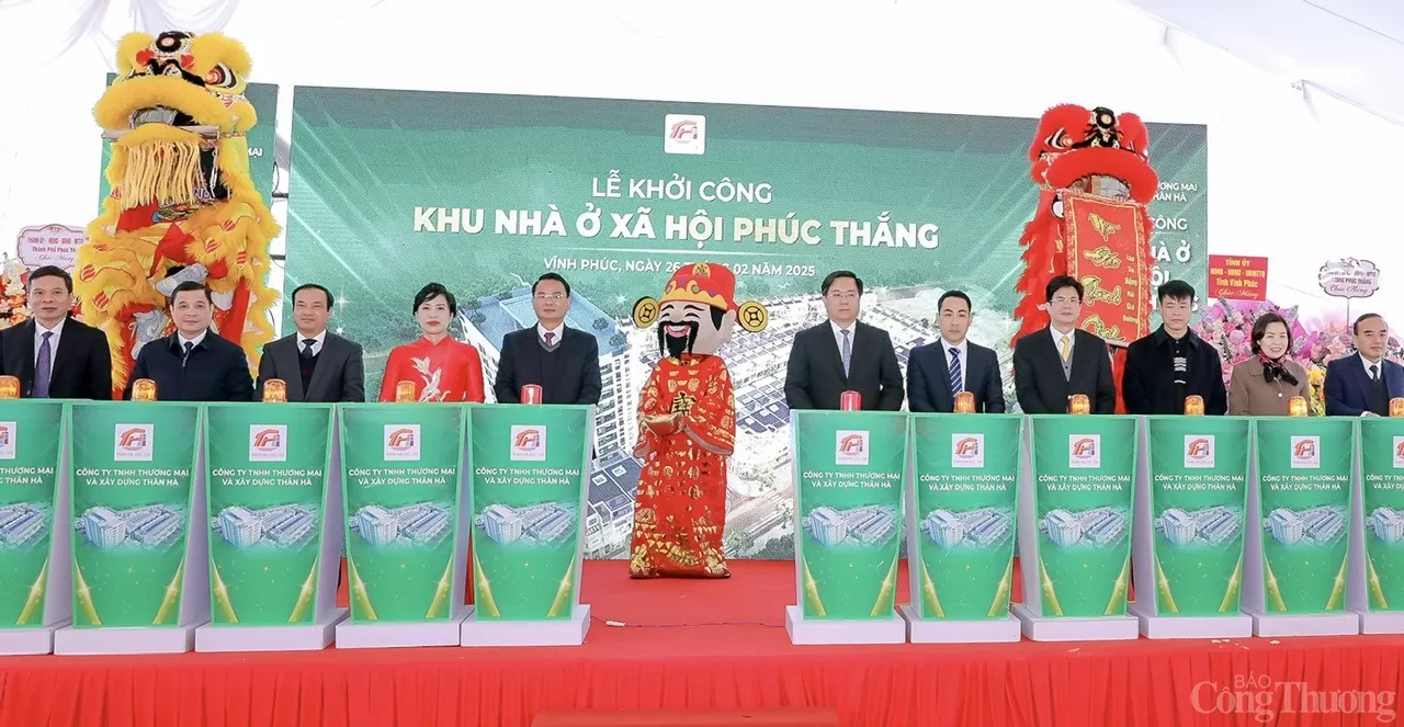 Vĩnh Phúc: Khởi công khu nhà ở xã hội hình mẫu