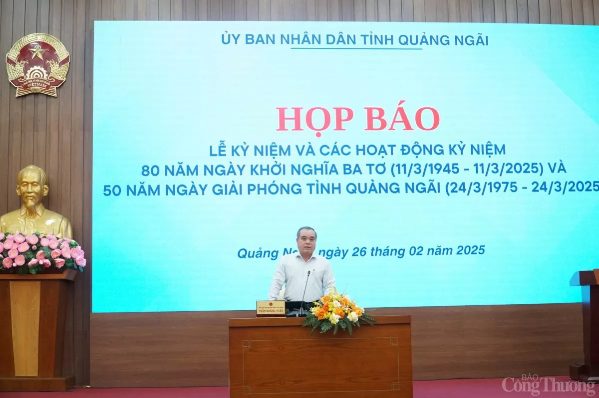 Ông Trần Hoàng Tuấn – Phó Chủ tịch Thường trực UBND tỉnh Quảng Ngãi
