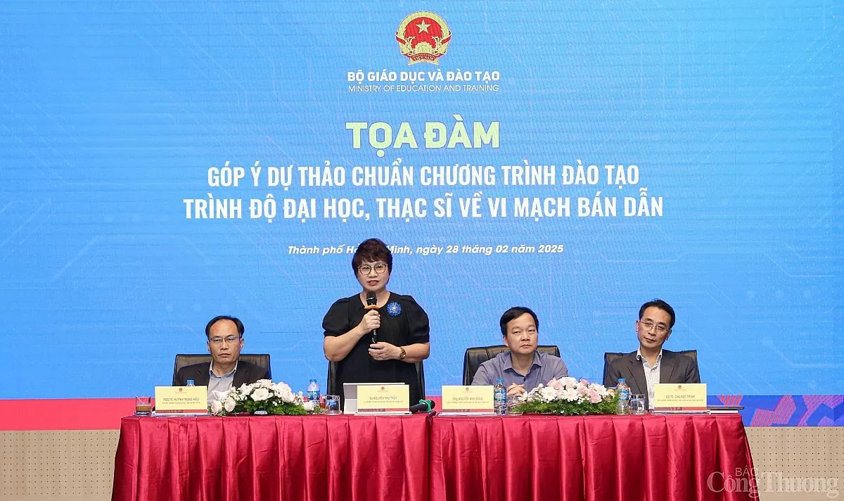 Thúc đẩy phát triển nguồn nhân lực vi mạch bán dẫn