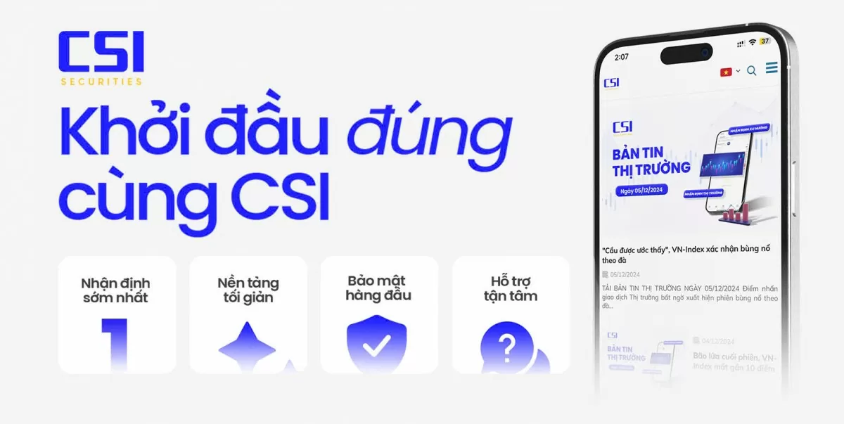 Chính sách hoa hồng 70%: CSI mang lại cơ hội phát triển vượt trội cho Cộng tác
