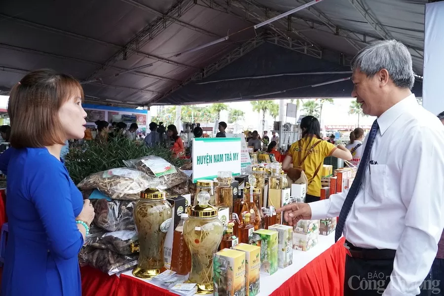 Xúc tiến thương mại sản phẩm dược liệu tỉnh Quảng Nam tại một hội chợ tại TP. Đà Nẵng