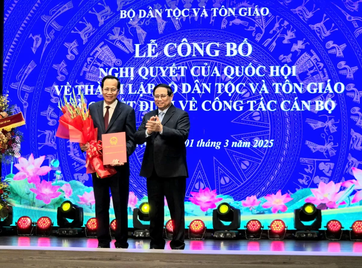 Thủ tướng Phạm Minh Chính: Bộ Dân tộc và Tôn giáo phải lan tỏa tinh thần đại đoàn kết