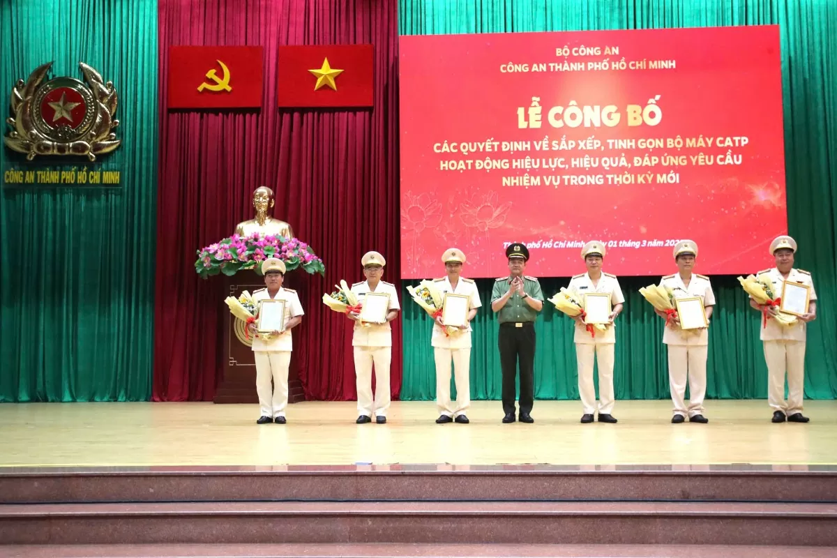 TP. Hồ Chí Minh: 6 lãnh đạo công an cấp phòng xin nghỉ hưu