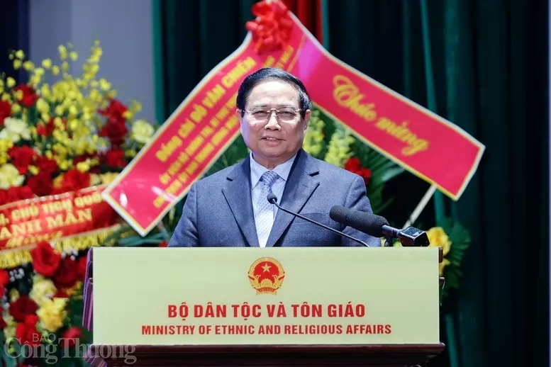 Thủ tướng Phạm Minh Chính: Bộ Dân tộc và Tôn giáo phải lan tỏa tinh thần đại đoàn kết