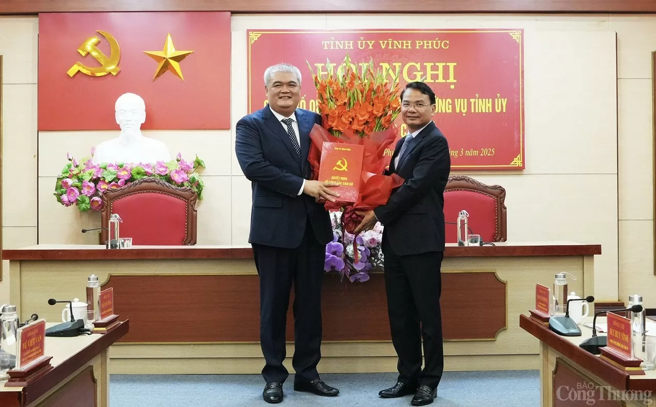 Vĩnh Phúc: Chỉ định Bí thư Thành ủy Phúc Yên