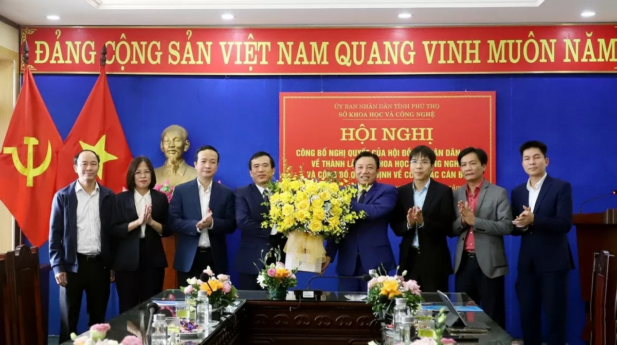 Phú Thọ có tân Giám đốc Sở Khoa học và Công nghệ sau hợp nhất