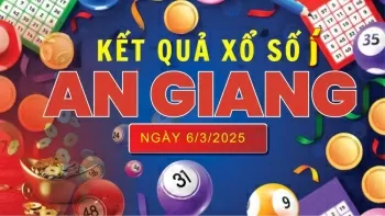 XSAG 6/3, kết quả xổ số An Giang hôm nay 6/3/2025, KQXSAG