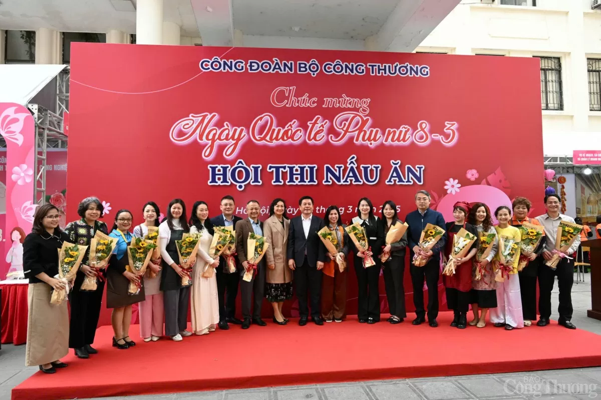 Chùm ảnh: Sôi nổi Hội thi nấu ăn Công đoàn Bộ Công Thương Chùm ảnh: Sôi nổi Hội thi nấu ăn Công đoàn Bộ Công Thương