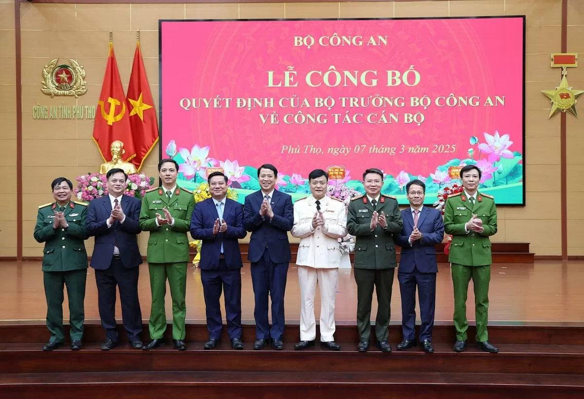 Tân Phó Giám đốc Công an tỉnh Phú Thọ là ai?