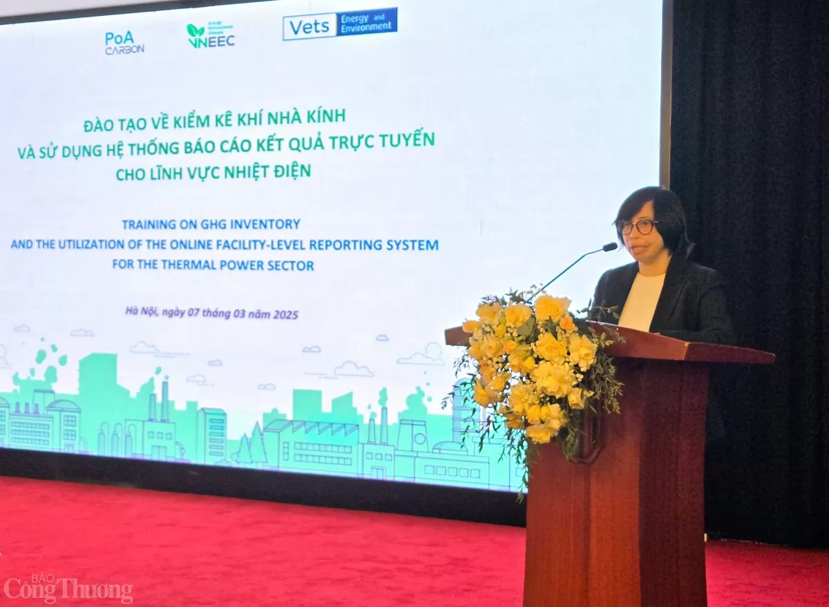 Tập huấn kiểm kê khí nhà kính cho lĩnh vực nhiệt điện