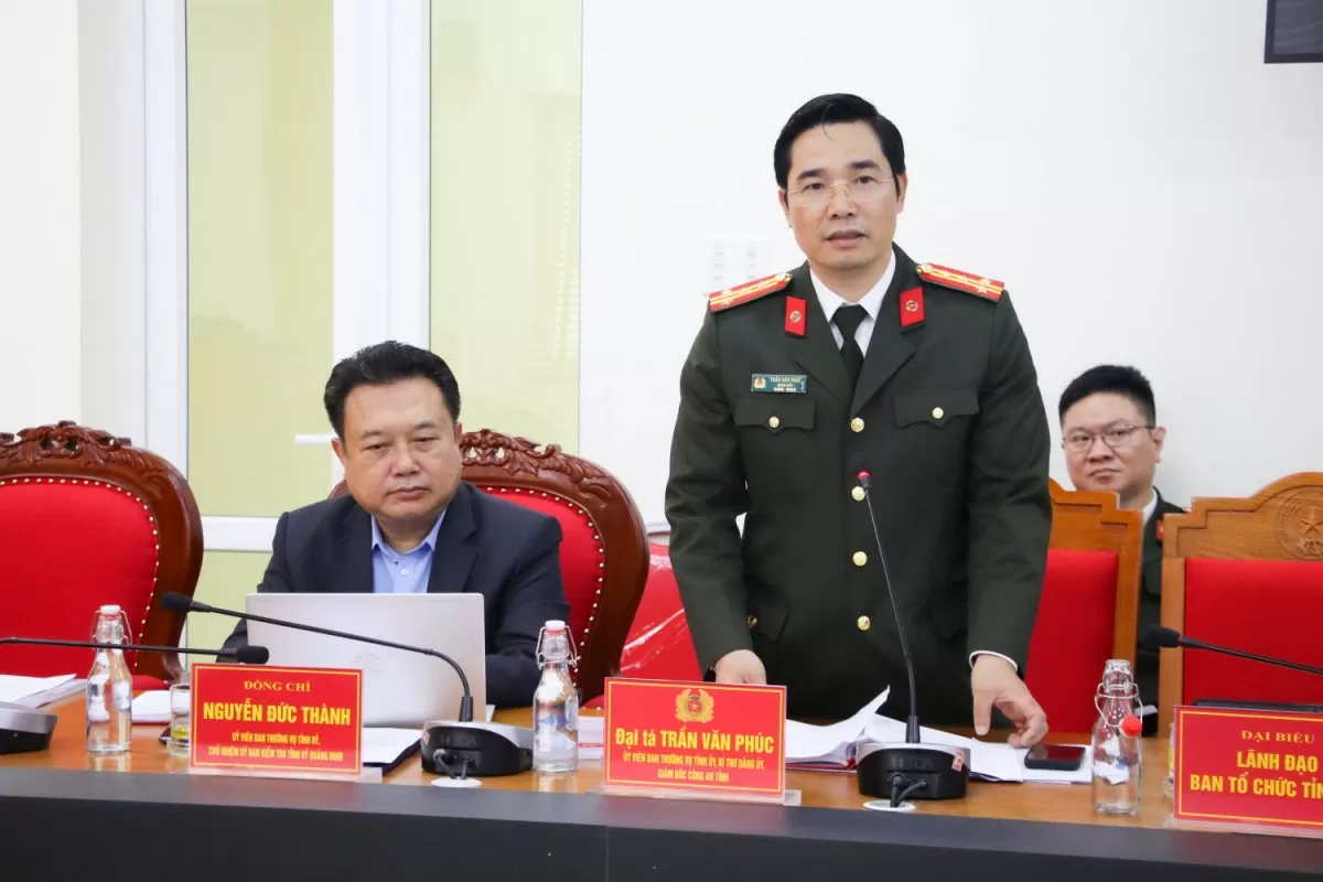 Đại tá Trần Văn Phúc, Giám đốc Công an tỉnh Quảng Ninh