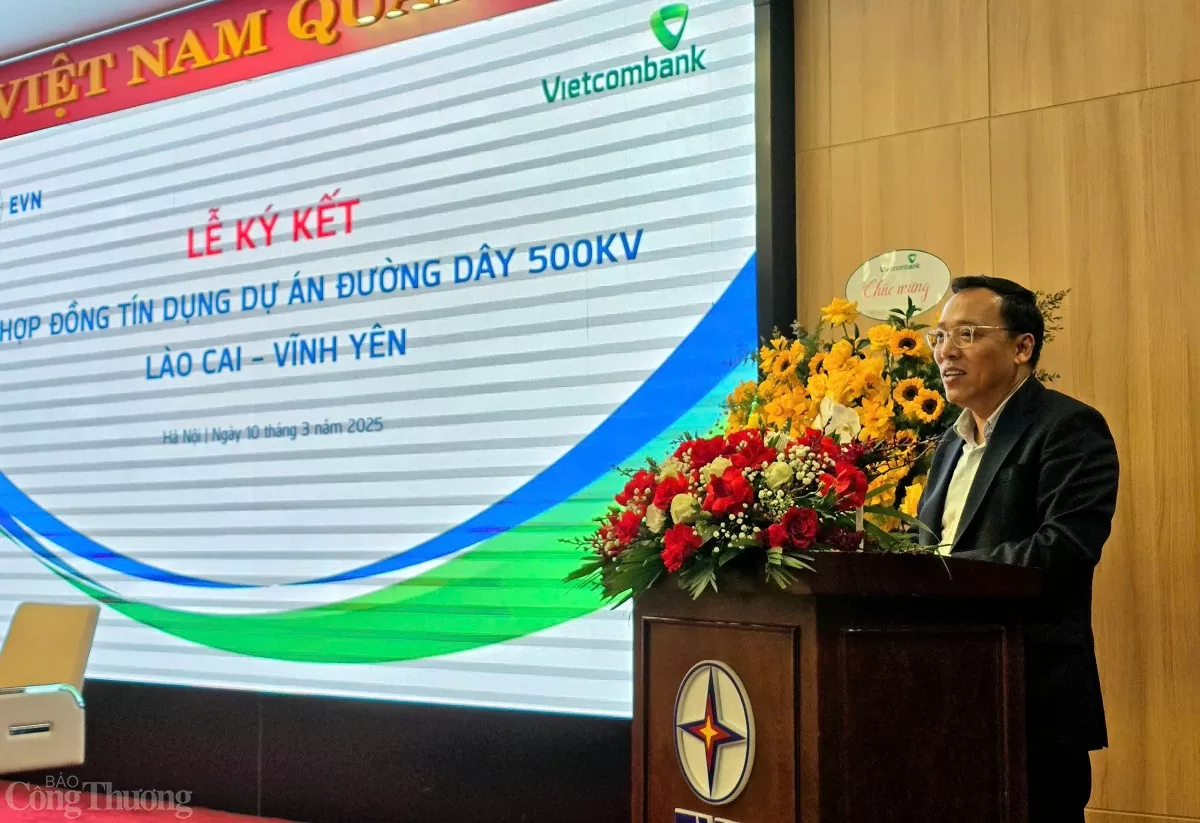 Ký hợp đồng tín dụng dự án đường dây 500kV Lào Cai