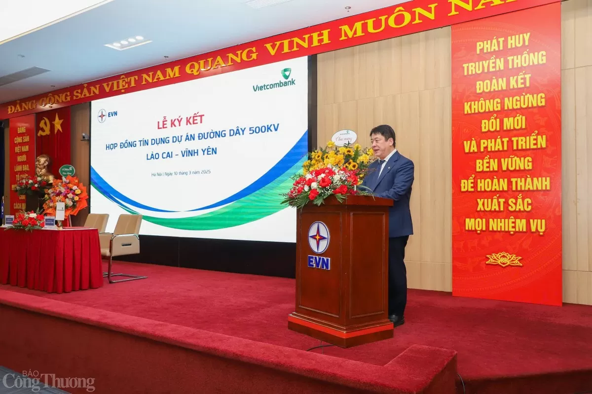 Ký hợp đồng tín dụng dự án đường dây 500kV Lào Cai