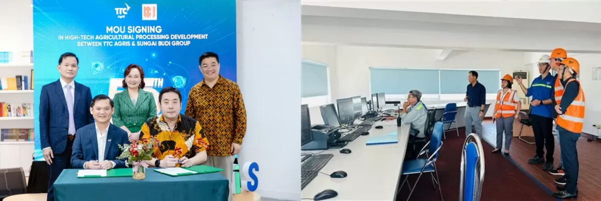 Lễ ký kết hợp tác giữa TTC AgriS và Tập đoàn Sungai Budi