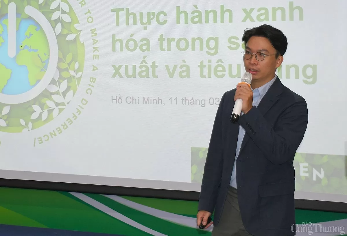 Xanh hóa sản xuất giúp doanh nghiệp nâng cao năng lực cạnh tranh