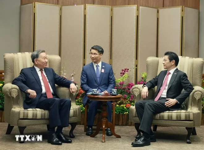 Lễ đón Tổng Bí thư Tô Lâm thăm chính thức Singapore Lễ đón Tổng Bí thư Tô Lâm thăm chính thức Singapore