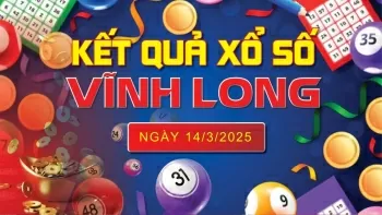 XSVL 14/3, kết quả xổ số Vĩnh Long hôm nay 14/3/2025, KQXSVL 14/3