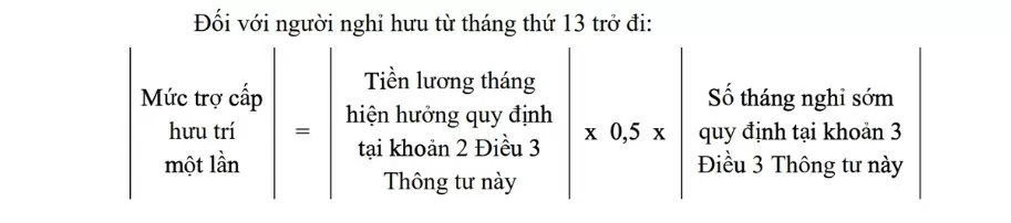 Cách tính hưởng chính sách nghỉ hưu sớm đối với công chức