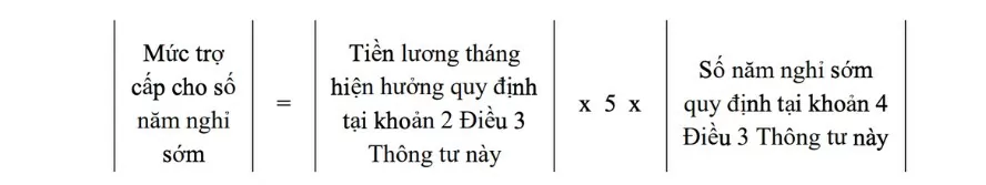 Cách tính hưởng chính sách nghỉ hưu sớm đối với công chức