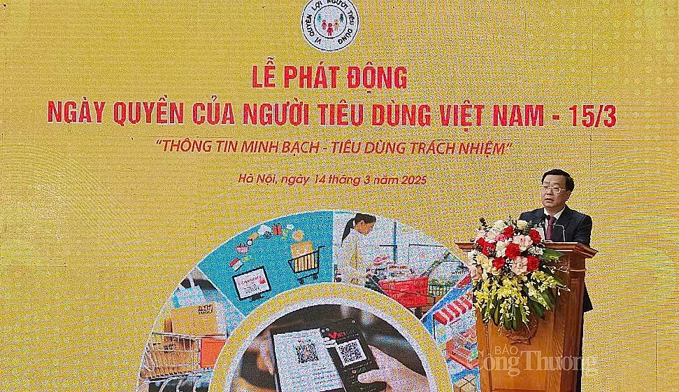 ông Võ Nguyên Phong – Giám đốc Sở Công Thương Hà Nội phát động tại Lễ phát động