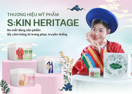 buoc tien moi cua my pham skin heritage