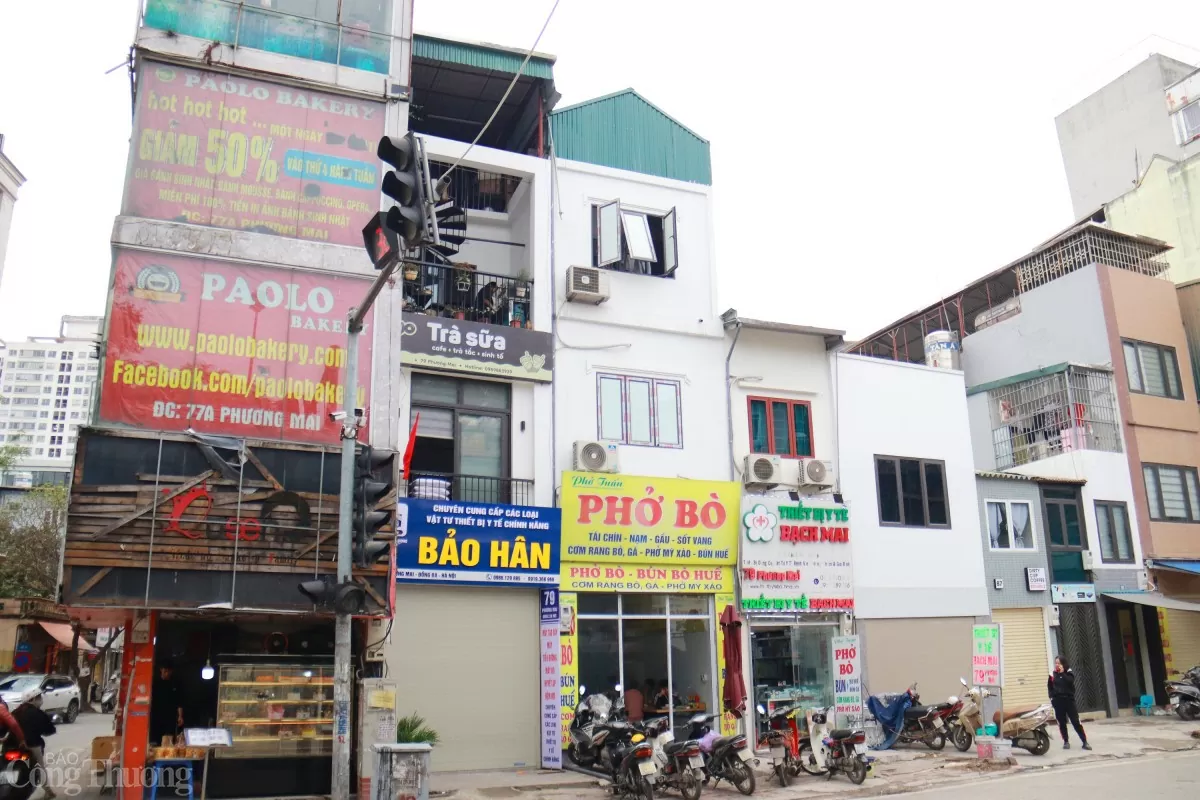 Mục sở thị dự án đường dài 325m giữa thủ đô vướng giải phóng mặt bằng