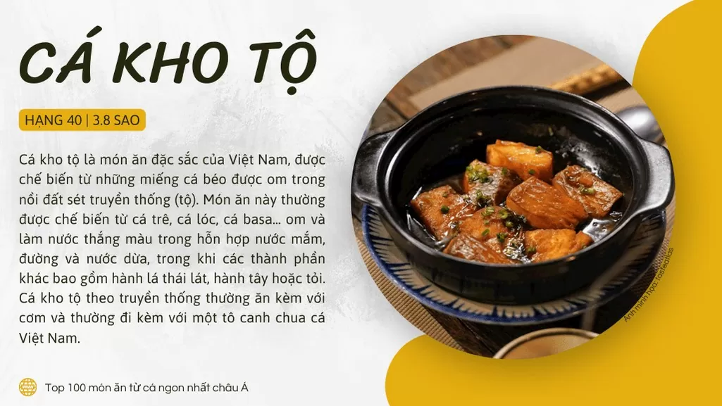 Top món ăn từ cá ngon nhất châu Á, Việt Nam đóng góp 4