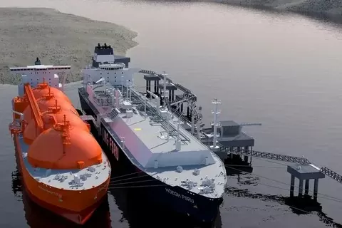 Các trạm nhập khẩu LNG nổi tại Pháp và Đức đã bị bỏ không trong nhiều tháng. Ảnh minh họa