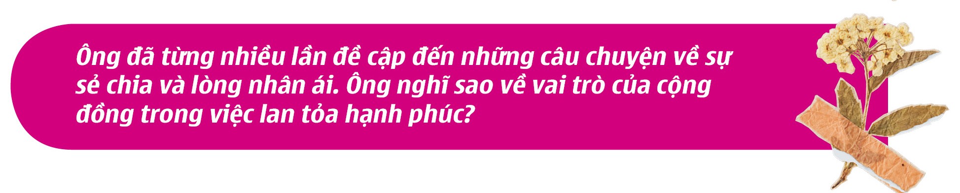 Hạnh phúc trong kỷ nguyên mới:Phát triển không chỉ là kinh tế
