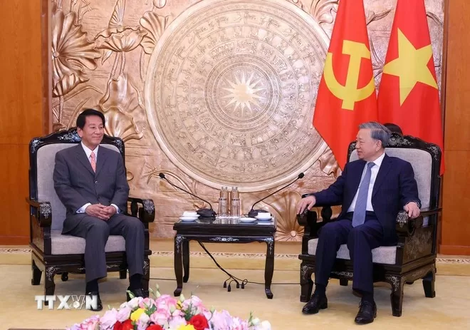 Tổng Bí thư Tô Lâm đánh giá cao những đóng góp của nguyên Đại sứ đặc biệt Việt - Nhật Sugi Ryotaro