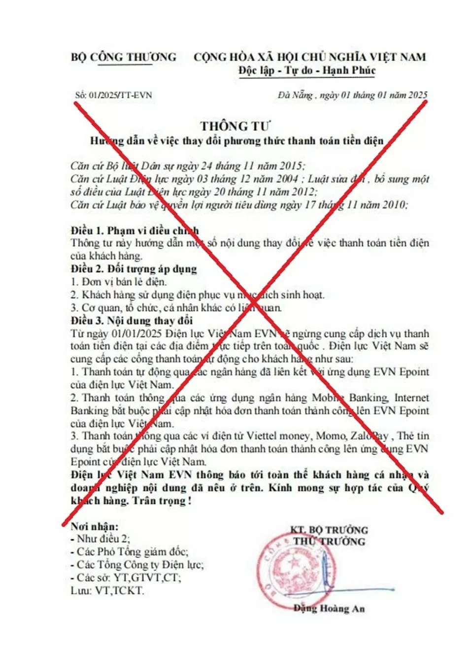Mạo danh ngành điện – Cảnh báo cấp bách đến người dân