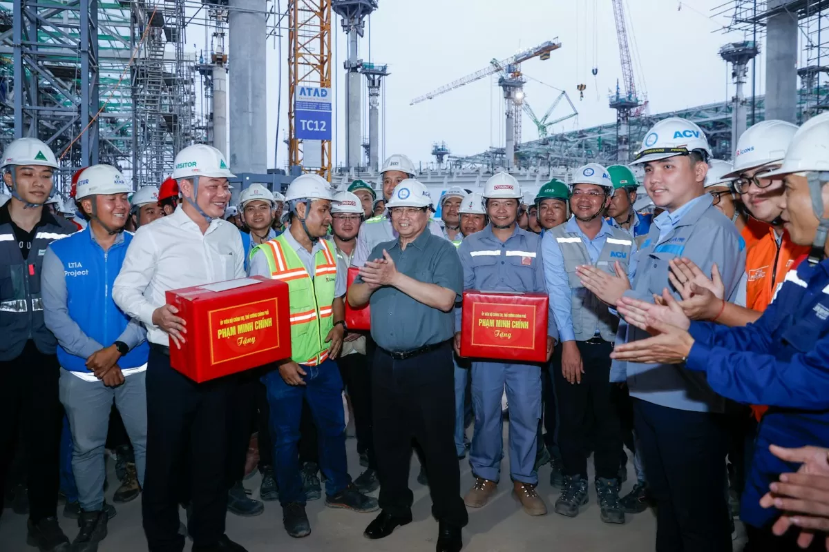 Thủ tướng Phạm Minh Chính kiểm tra tiến độ dự án sân bay Long Thành