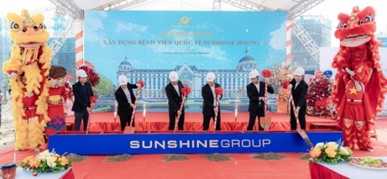 sunshine group xay dung benh vien quoc te tai du an noble palace tay thang long