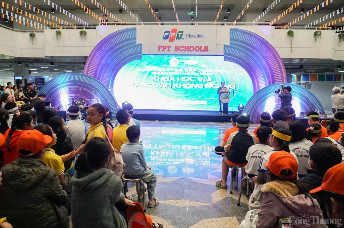 Ngày hội STEM quận Ngũ Hành Sơn năm 2025 thu hút sự tham gia của hơn 2.000 học sinh, giáo viên, phụ huynh