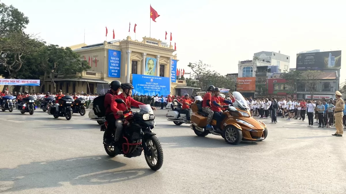Hơn 10.000 người tham gia Ngày chạy vì Hải Phòng xanh, văn minh và thân thiện năm 2025