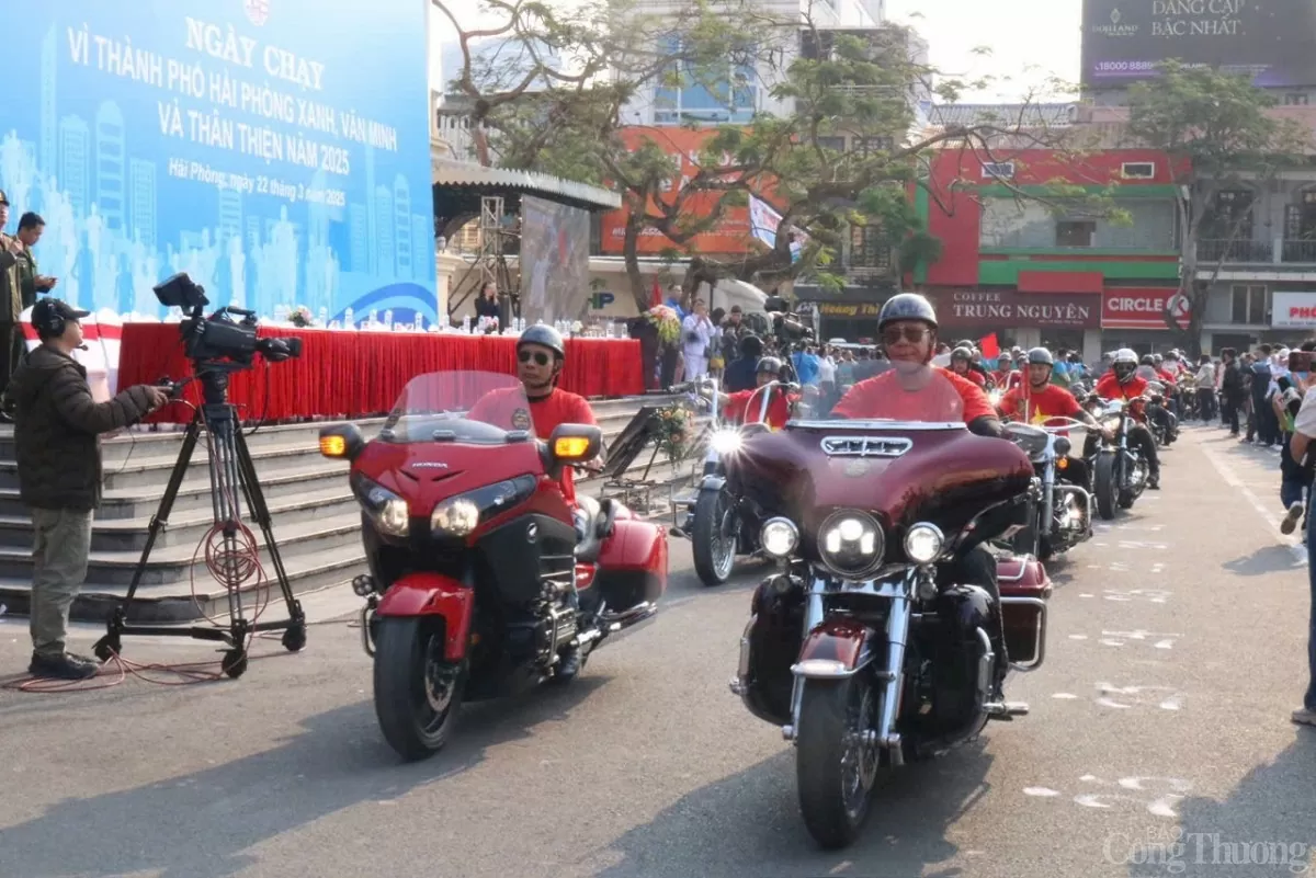 Hơn 10.000 người tham gia Ngày chạy vì Hải Phòng xanh, văn minh và thân thiện năm 2025