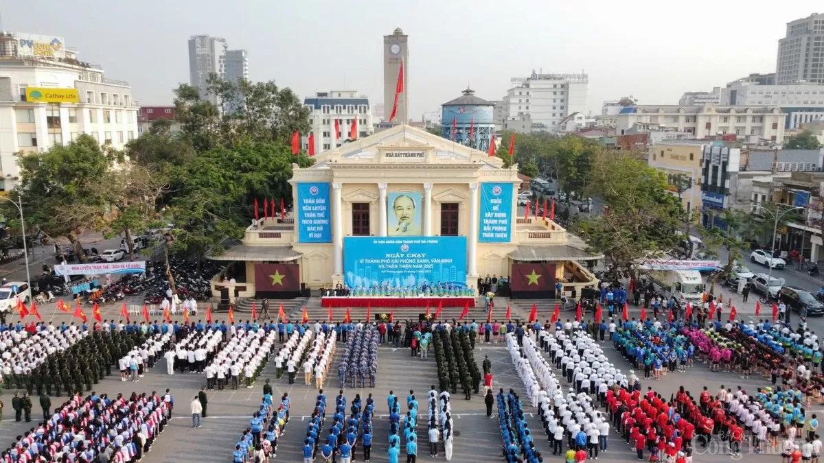 Hơn 10.000 người tham gia Ngày chạy vì Hải Phòng xanh, văn minh và thân thiện năm 2025