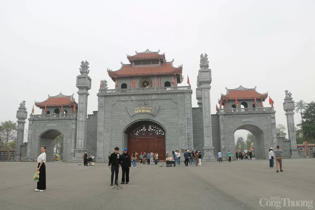 Cảnh quan Đền Hùng trước ngày Giỗ Tổ Hùng Vương